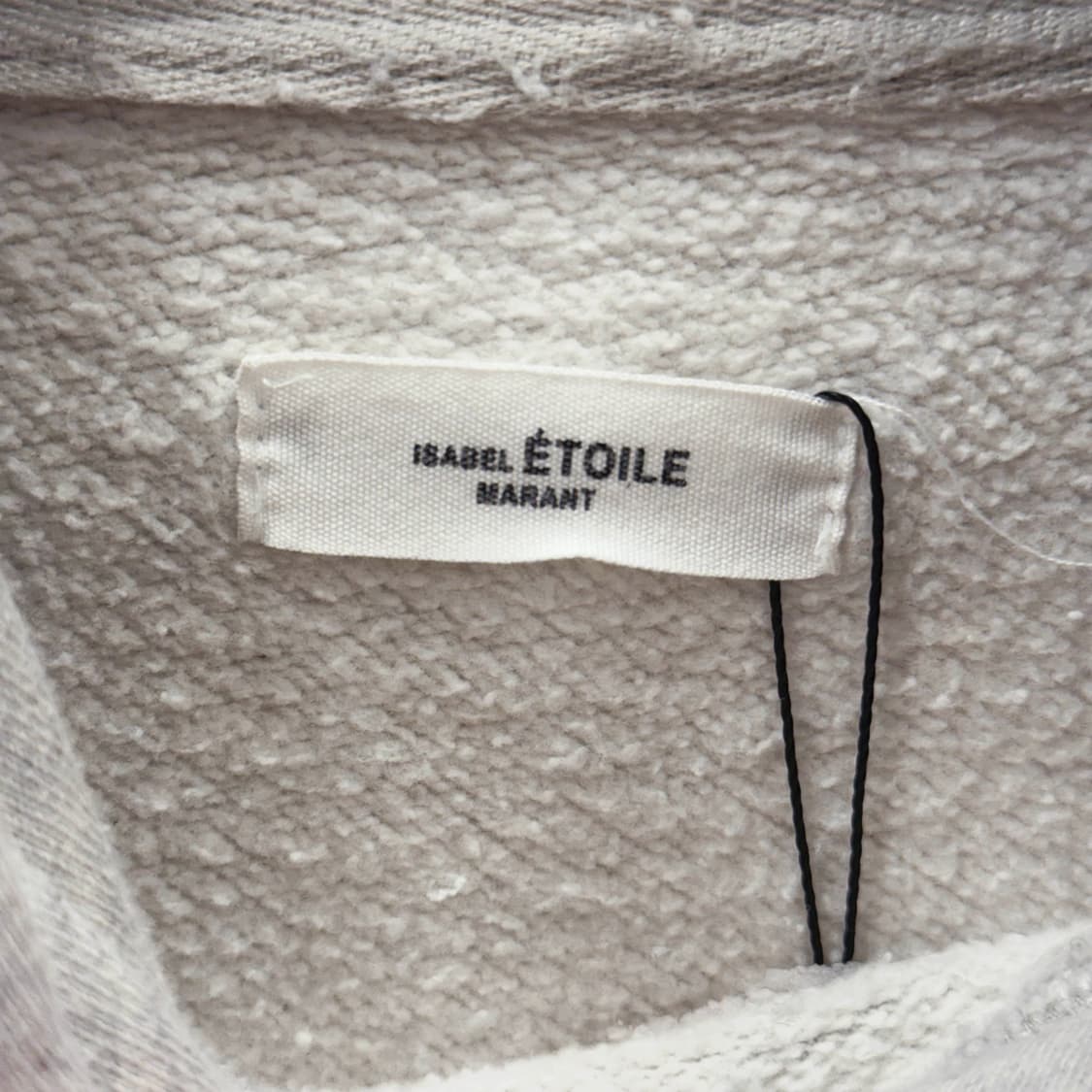 이자벨마랑 에뚜왈 후드티 스웻셔츠 빅로고 패치 디테일 오프화이트 상품이미지7