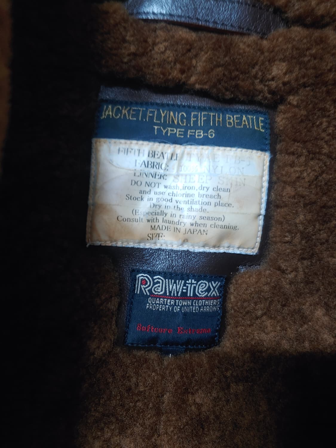 유나이티드애로우 B-6무스탕 상품이미지4