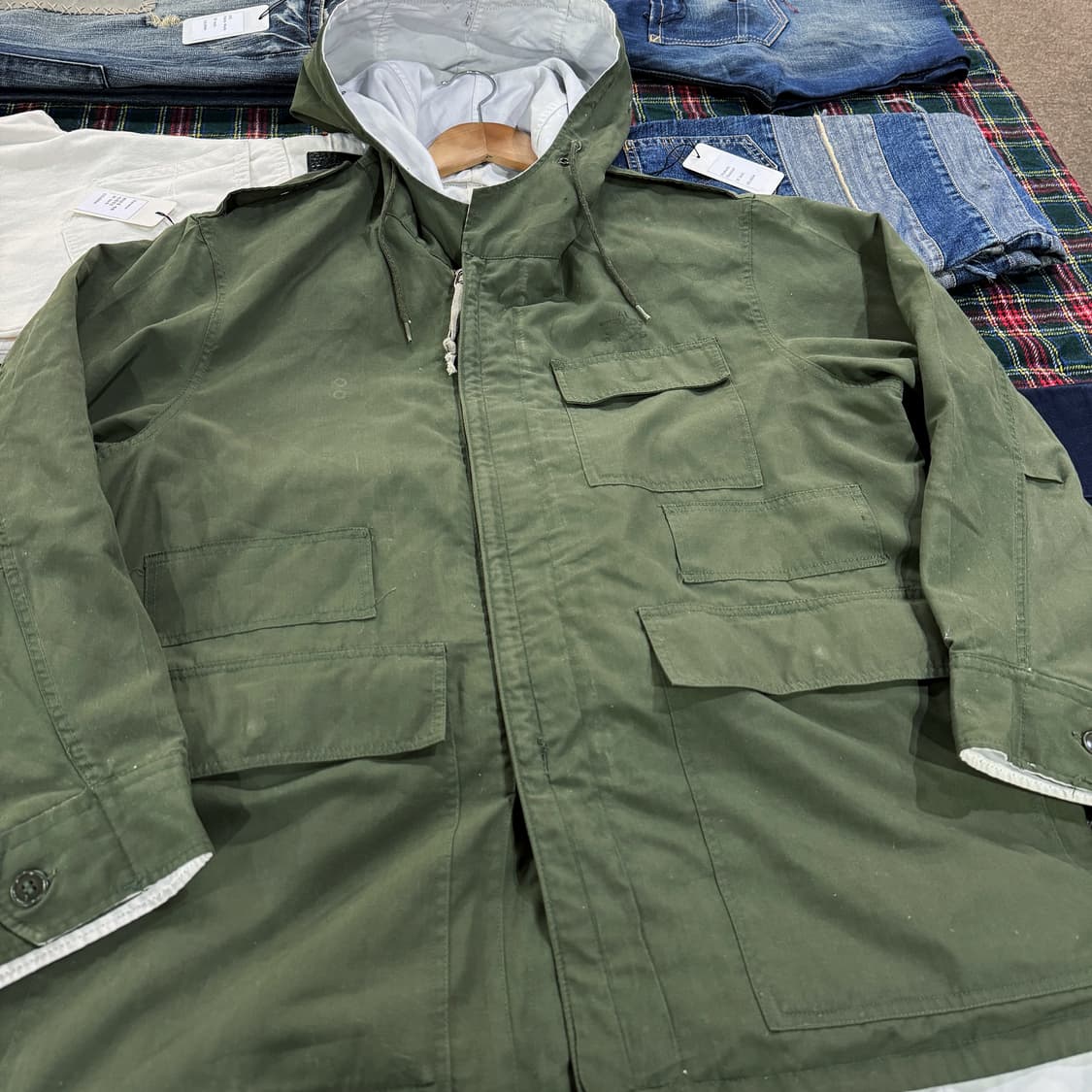 80s 대한민국 리버시블 구형 스키 야상 (L)   상품이미지7