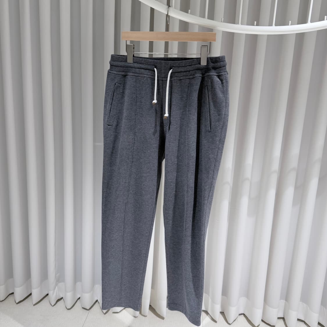 (A+/M) / 브루넬로 쿠치넬리 코튼 치노 트라우저 그레이 트레이닝팬츠 상품이미지3