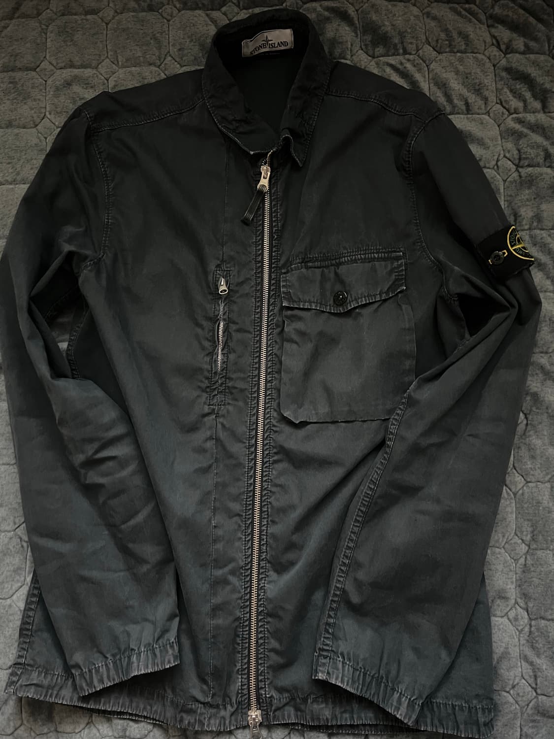 스톤아일랜드 올드이펙트 원포켓 셔츠 M 상품이미지1