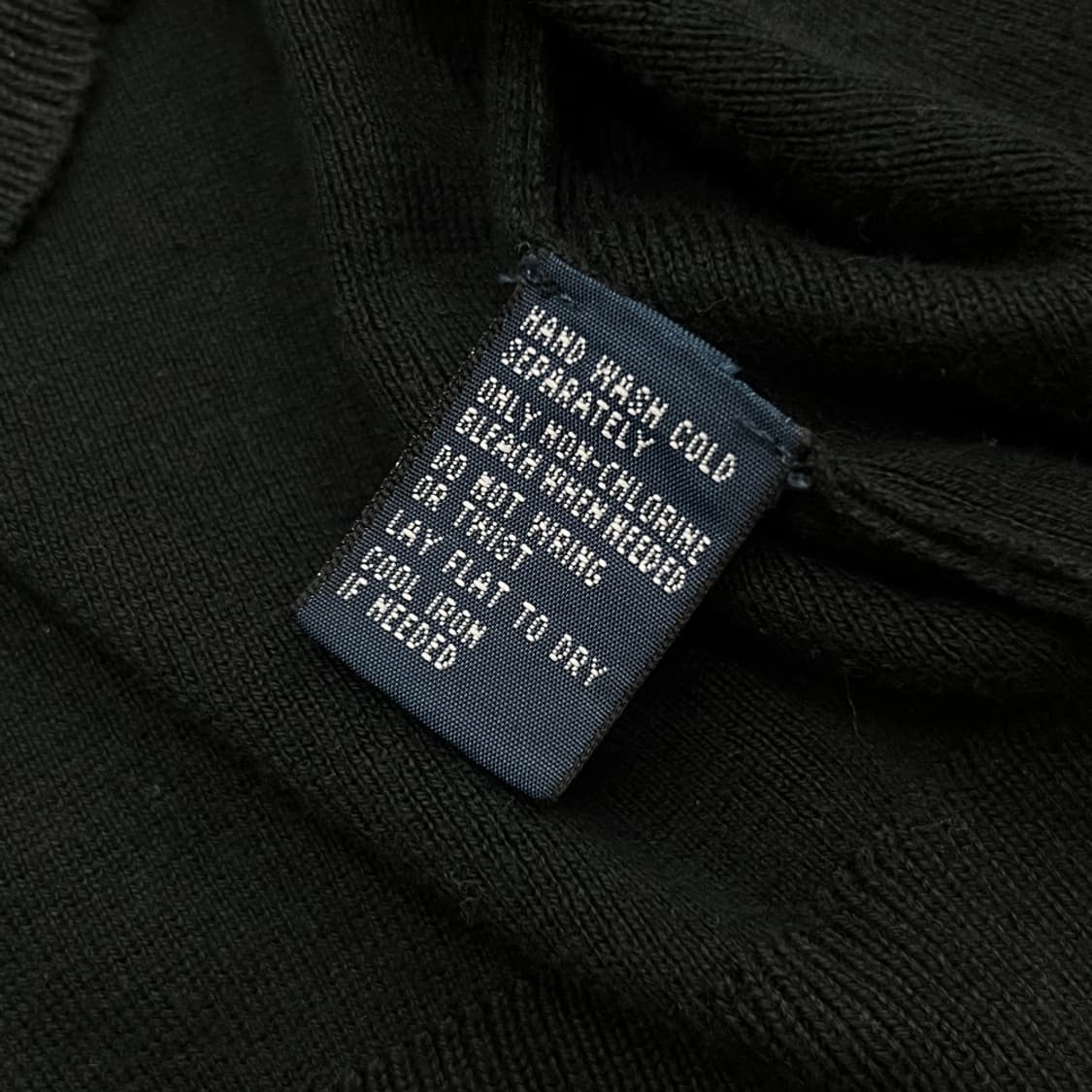 폴로 랄프로렌 퍼플포니 블랙 브이넥 니트 L 상품이미지5