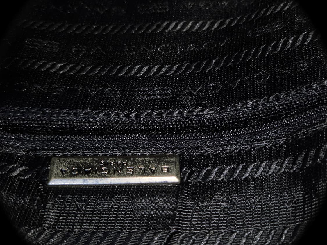BALENCIAGA 00s Black leather tote Bag 상품이미지3