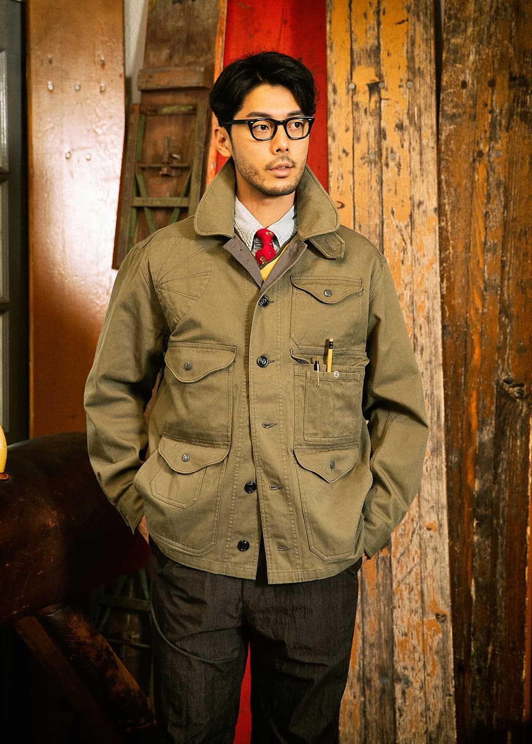 스펙테이터 크루저자켓 올리브드랩서비스 ods 헌팅자켓 상품이미지6