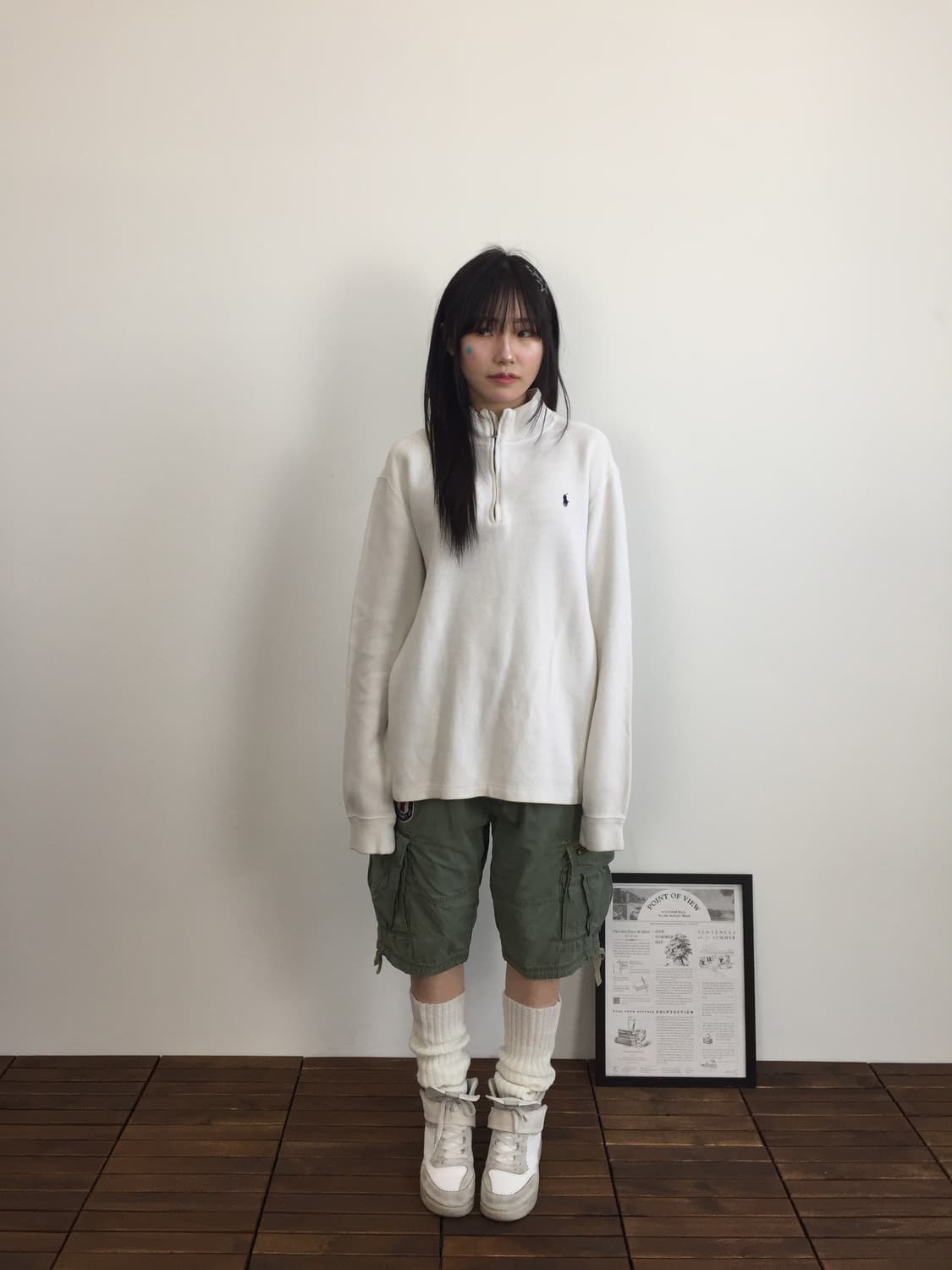 Polo Ralph Lauren White Half-Zip Knit 상품이미지1