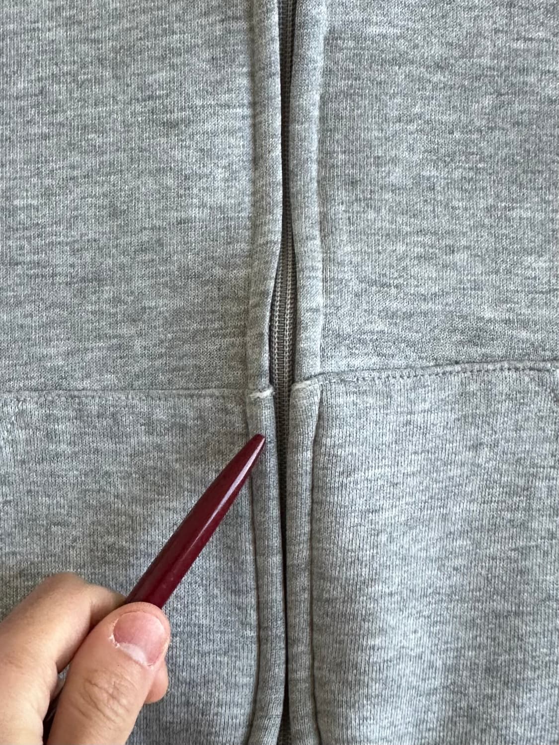 90s 빈티지 러셀 후드집업 그레이 L USA 상품이미지7