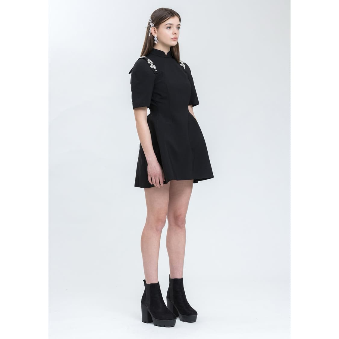 SHUSHU/TONG  크리스탈 치파오 원피스 상품이미지5