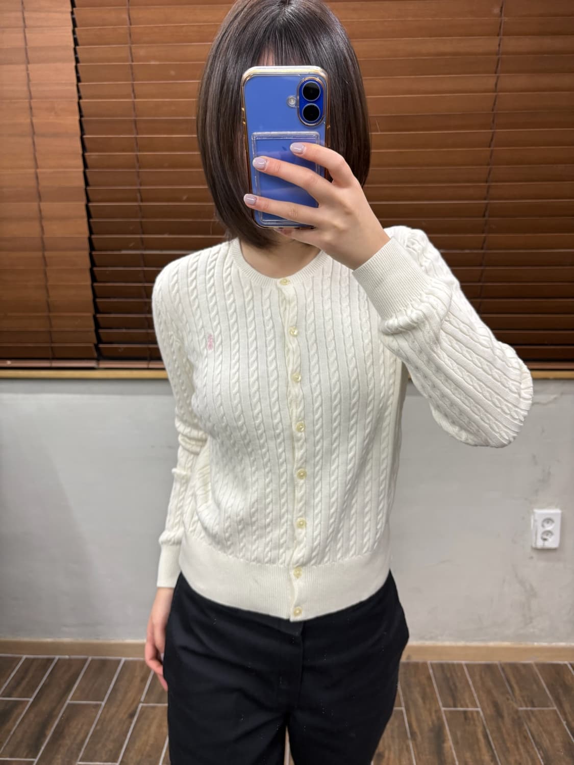 폴로 랄프로렌 꽈배기 케이블 니트 가디건 상품이미지3