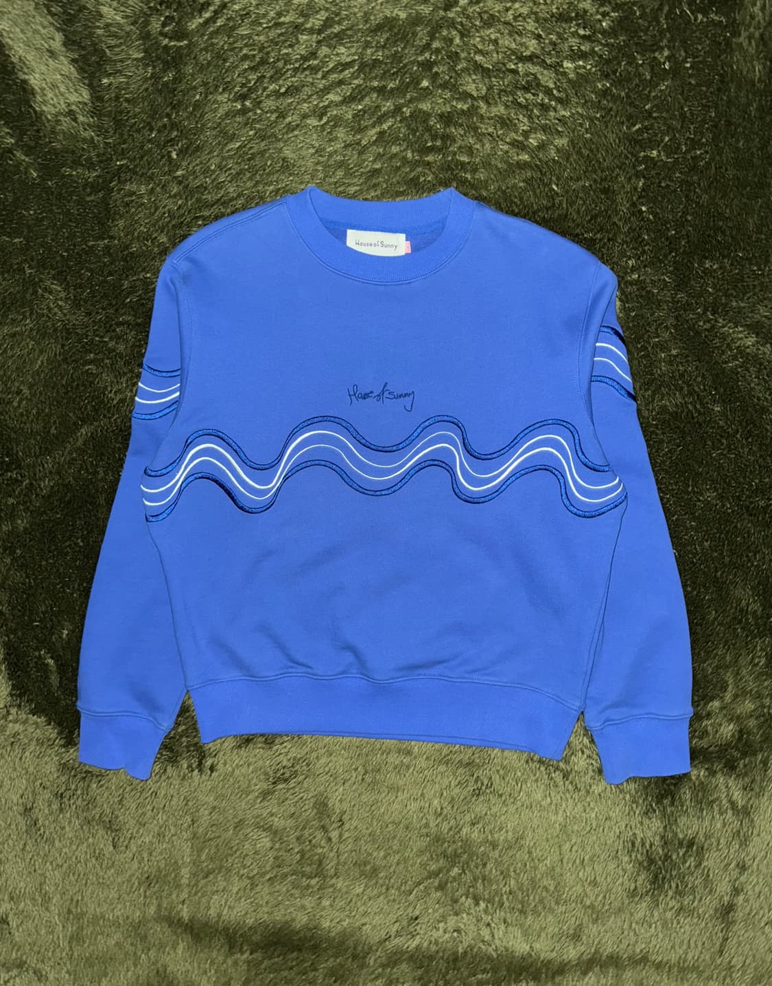 [S] House of Sunny 하우스 오브 써니 자수 로고 스웻 셔츠 상품이미지1