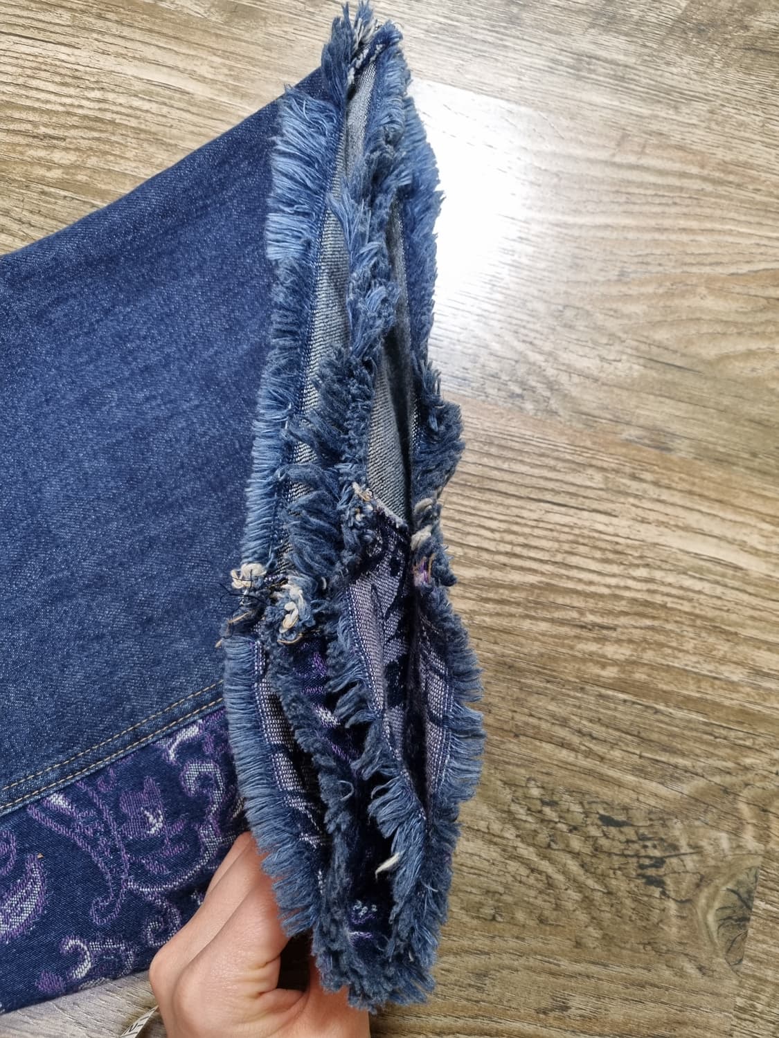 빈티지 페이즐리 데님스커트 상품이미지4