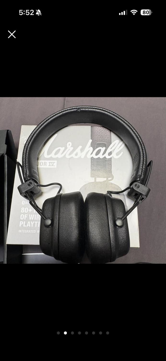 마샬 메이저4 블루투스 헤드폰 풀박스 상품이미지2