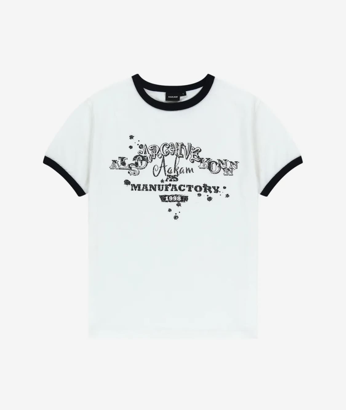 아캄 링거티 VTG Ink Ringer Top (Ivory) 상품이미지1