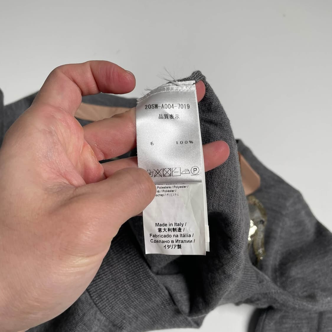 N21  리본 스팽글 울 100 니트  (italy) 상품이미지6