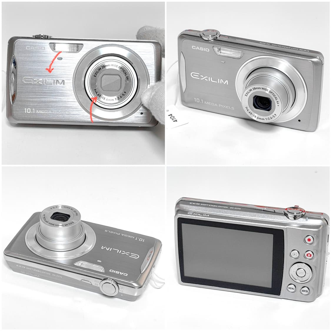 카시오 엑슬림 Z270 실버 빈티지디카 상품이미지4