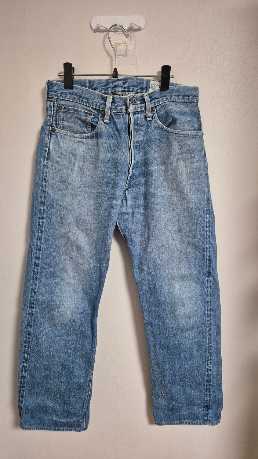 오어슬로우 105 데님 1사이즈 워싱진 상품이미지1