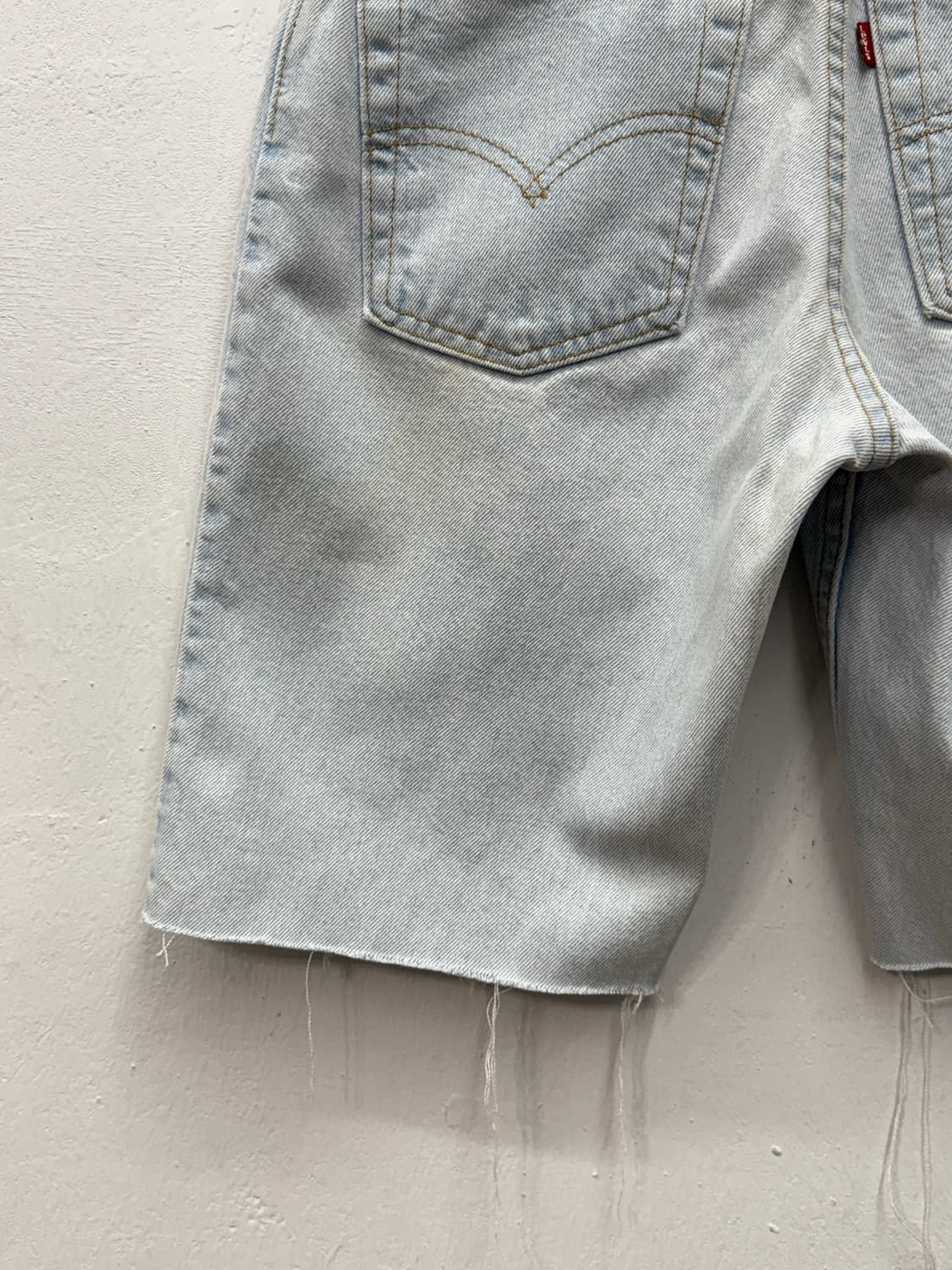 90s USA Levi's 550 Relaxed Denim Shorts 상품이미지3