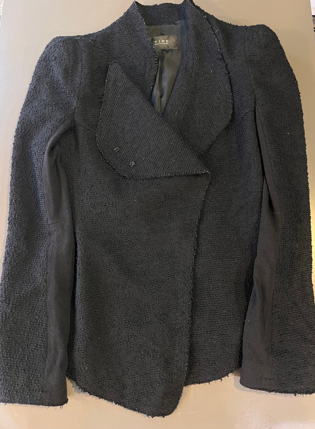 타임 블랙 텍스쳐 자켓 (이탈리아 원단) 상품이미지3