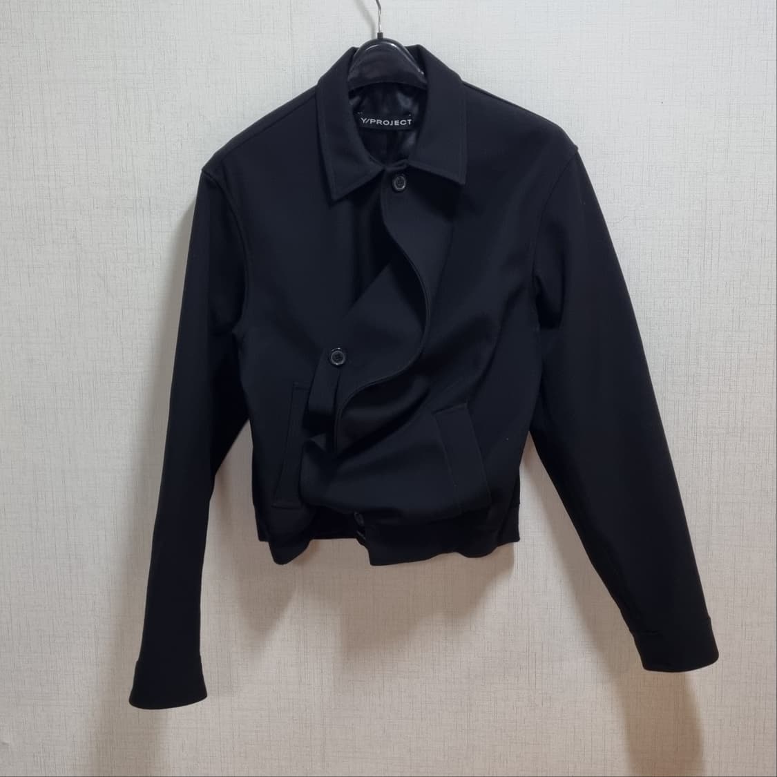와이프로젝트 Y/PROJECT 트위스티드 울 블루종 자켓 M 상품이미지3