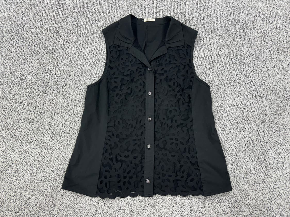 Chamois japan 시스루 베스트 상품이미지1