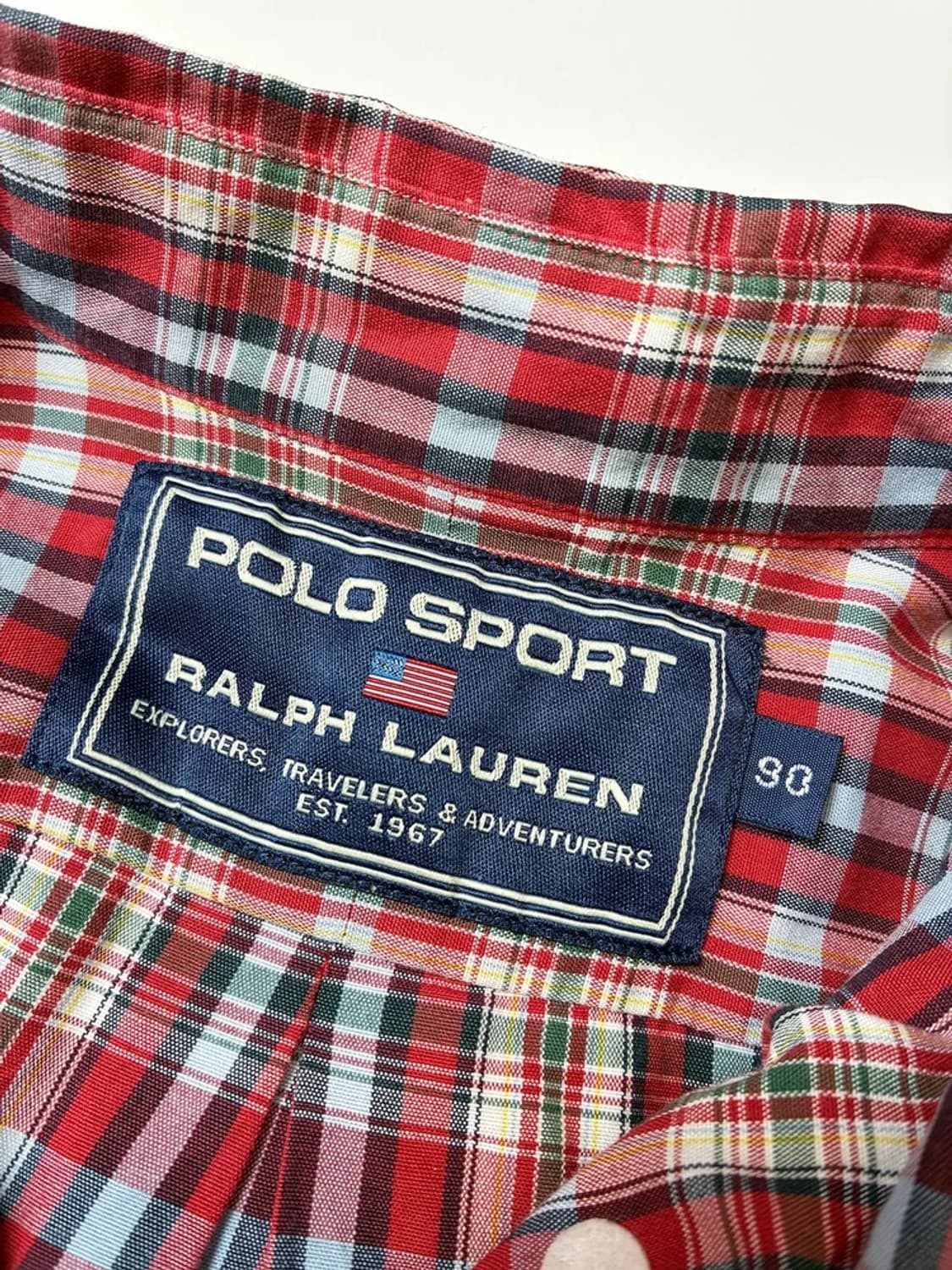 폴로스포츠 90's 컨트리 체크 셔츠 PN8147 상품이미지6