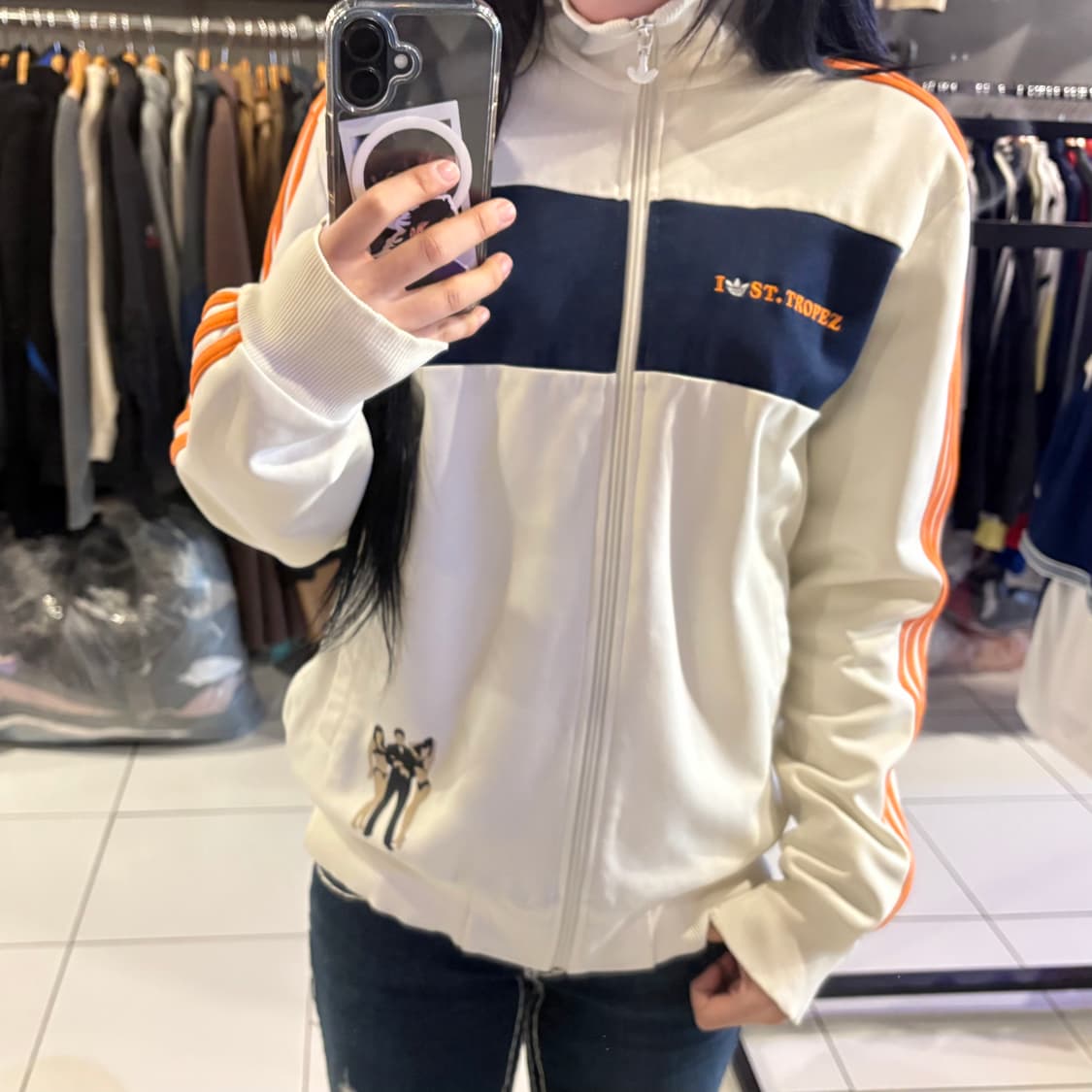 아디다스 오리지널스 세인트 트로페즈 트랙탑 져지 상품이미지1