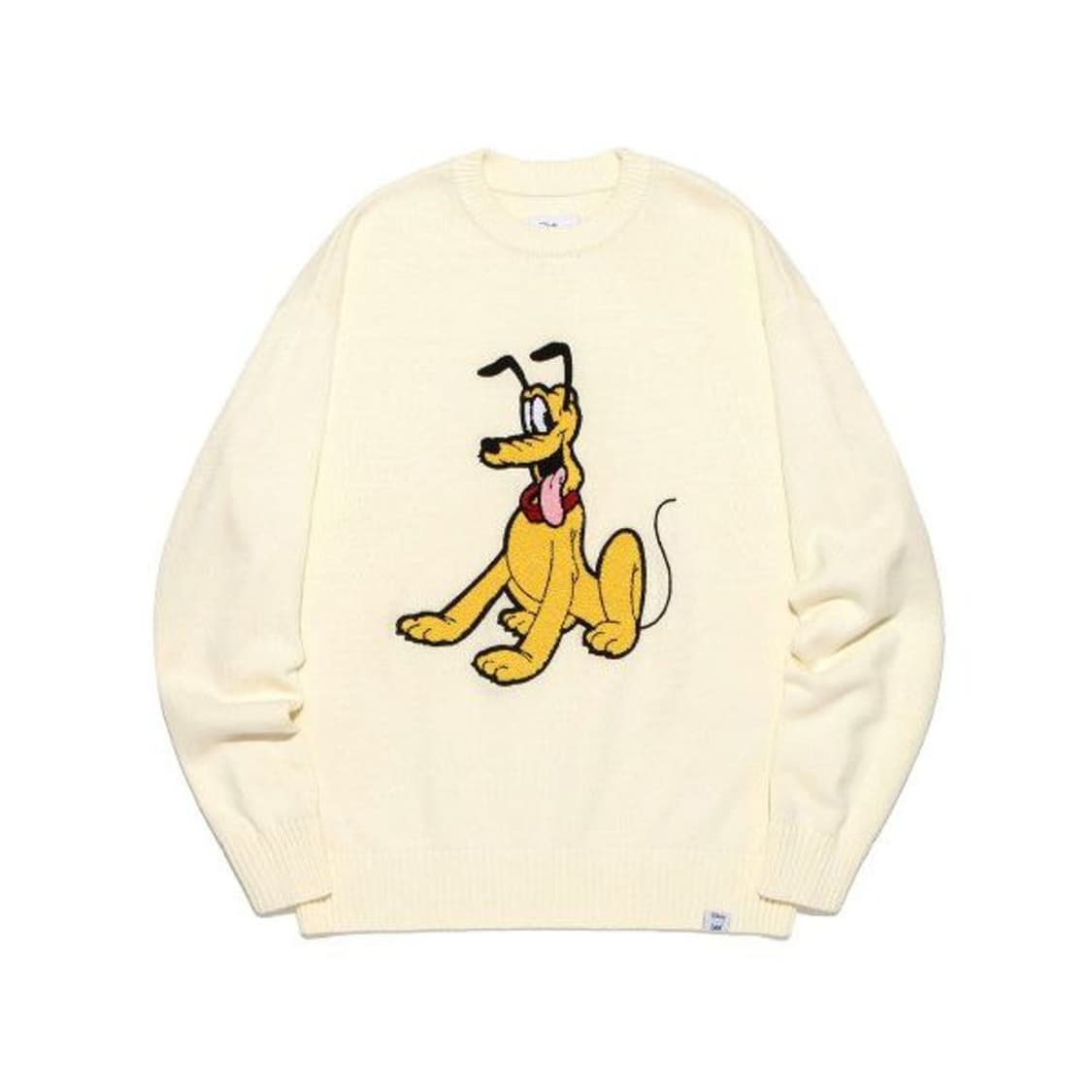 Lee x 디즈니 플루토 자수 니트 아이보리 Ssize 상품이미지1