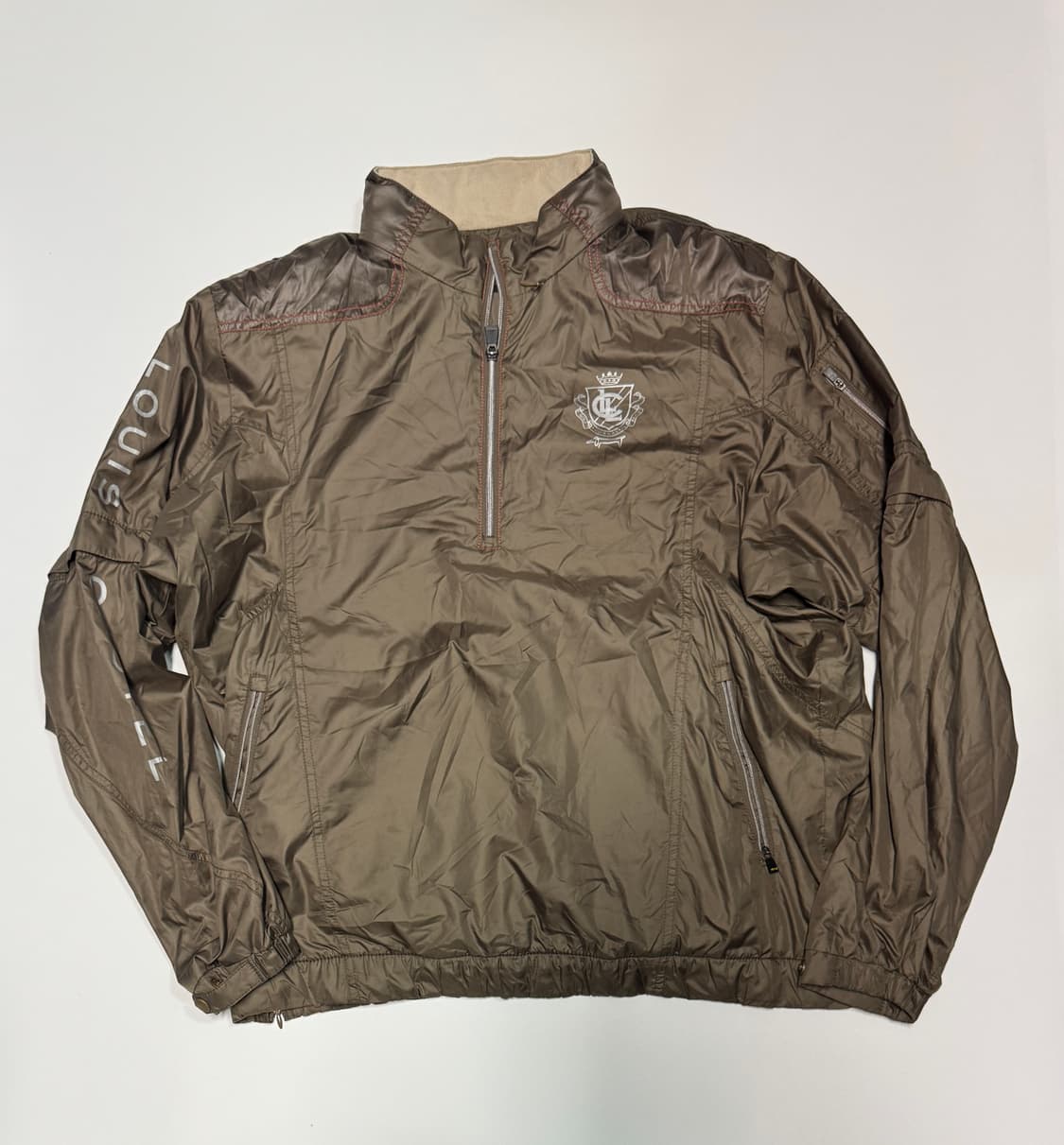 루이까스텔 골프 바람막이 반집업 XL 카키 상품이미지1