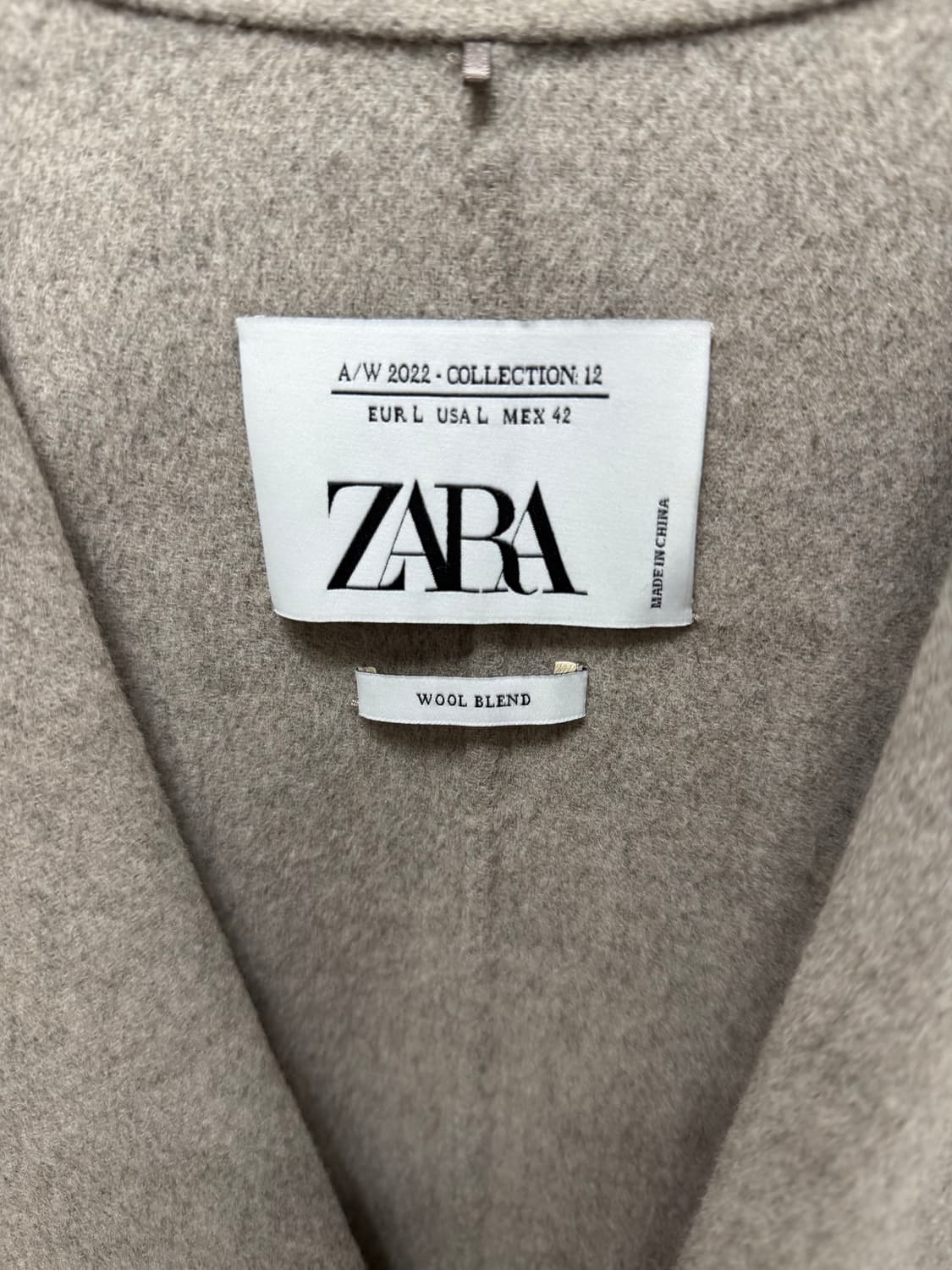 자라 리미티드 울 블레이져 L 상품이미지3