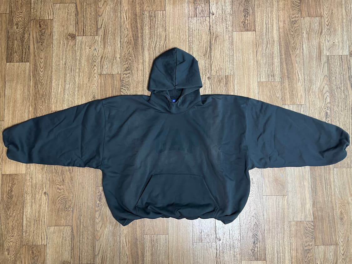 [XL] 이지 갭 발렌시아가 도브 후디 블랙 상품이미지3