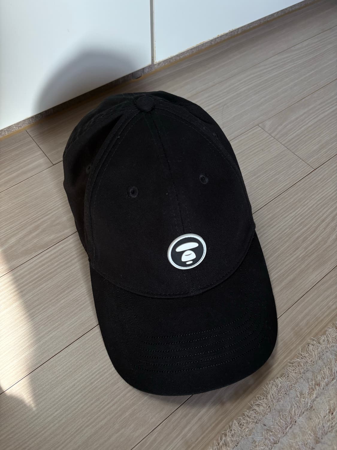 Aape 에이프 블랙 볼캡 상품이미지1