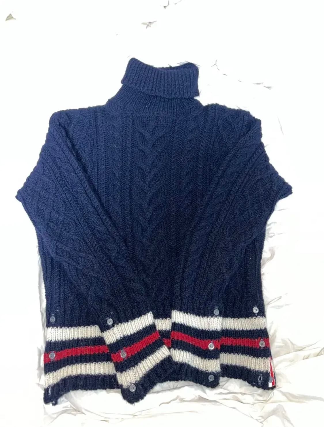 톰브라운 백택 와플 니트 사이즈 2 상품이미지2