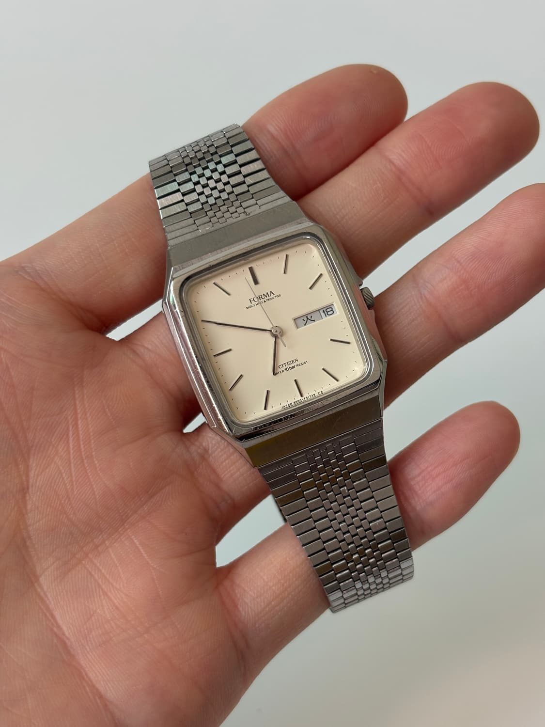 1990s Forma Cream Dial Square Quartz 상품이미지2