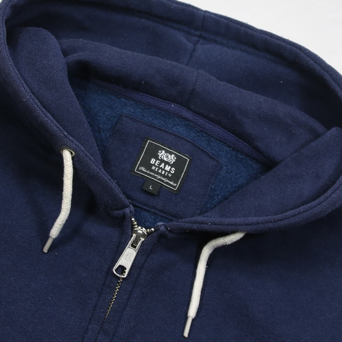 (착용컷) BEAMS HEART 스웻 후드 집업 (남성용 100) 상품이미지5