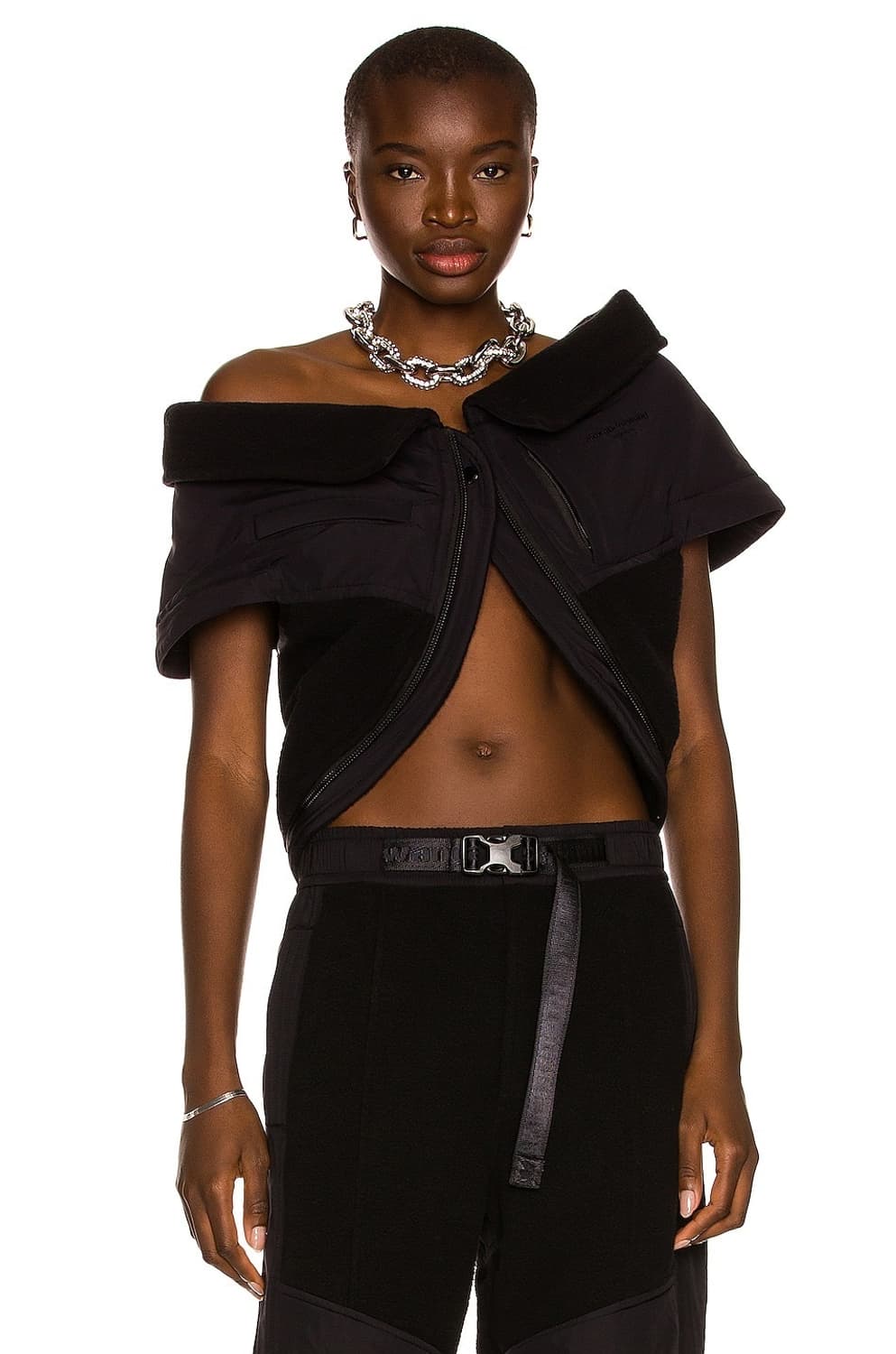 오프숄더 후리스 자켓 (정가 150) 상품이미지7