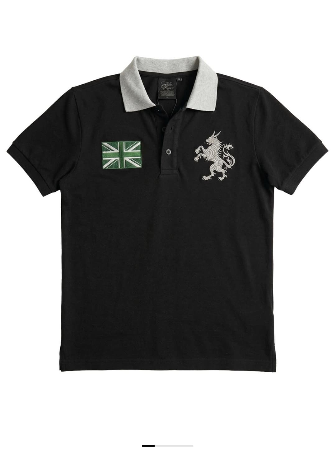비엑세스 Heritage Emblem Cropped Polo Shirt 상품이미지1