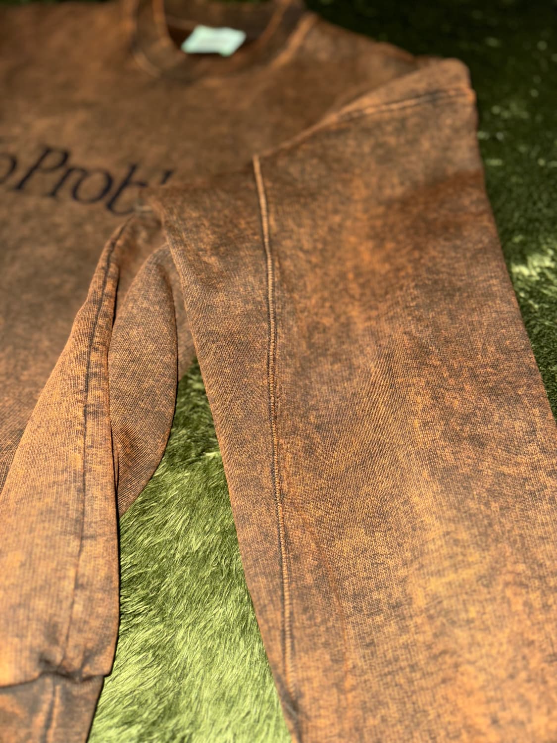 [M] ARIES 애리즈 No problemo 애시드 워싱 스웻셔츠 상품이미지5