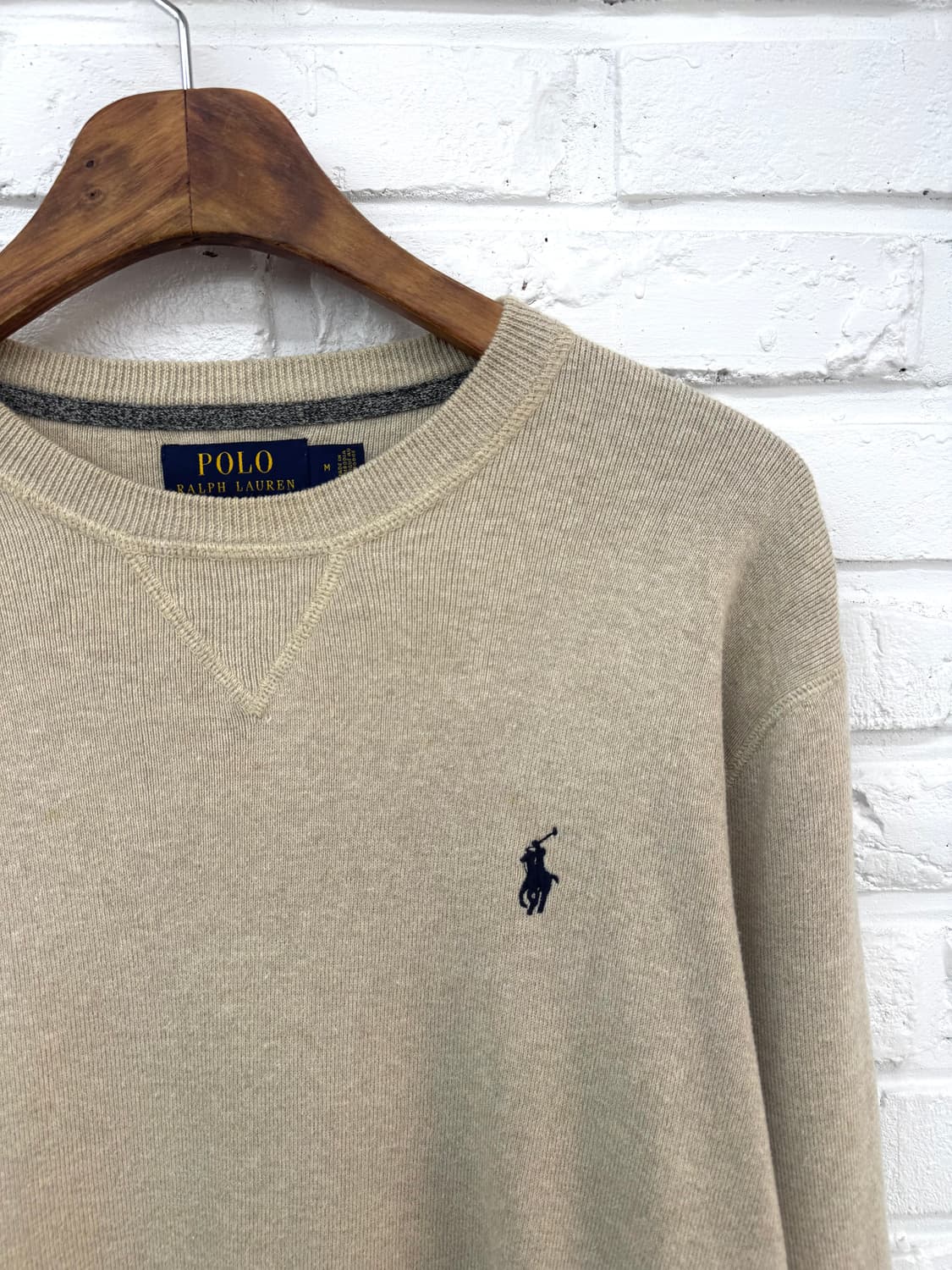 폴로 베이지 니트 상품이미지4