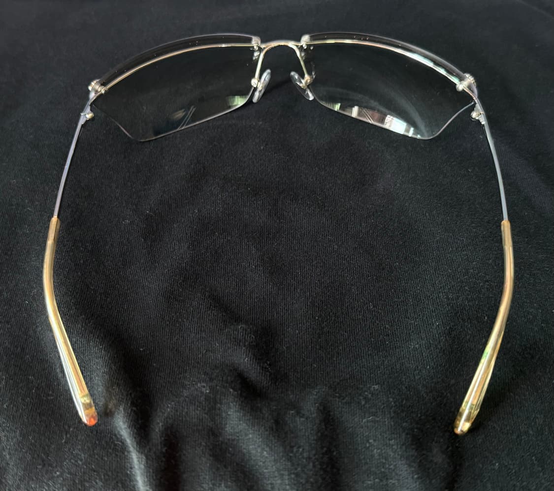 Versace Geek Chic Rimless Sunglasses 상품이미지5