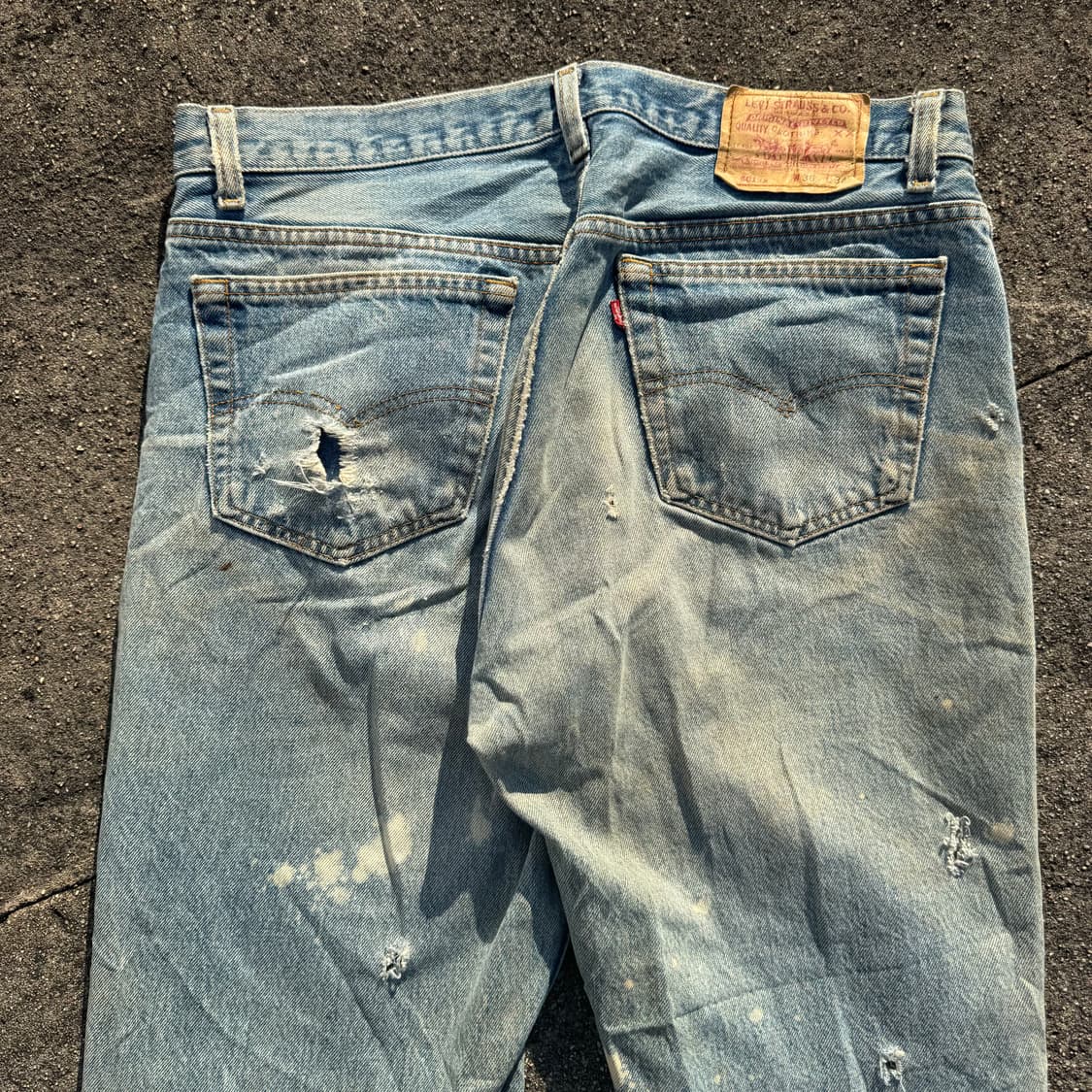 [34] 90s 리바이스 501 커스텀 데님 팬츠 상품이미지4