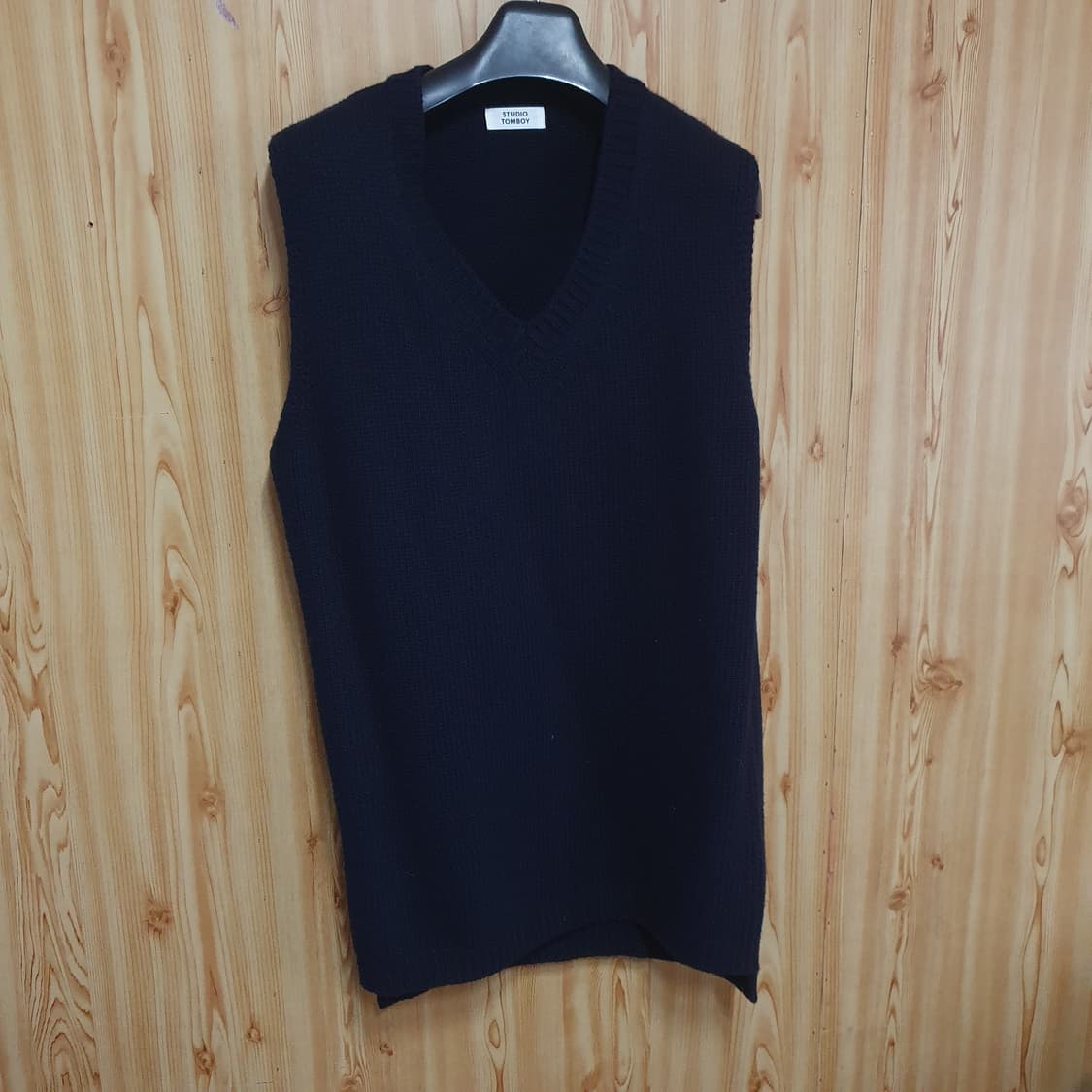 스튜디오톰보이 오버핏 니트조끼F 상품이미지1