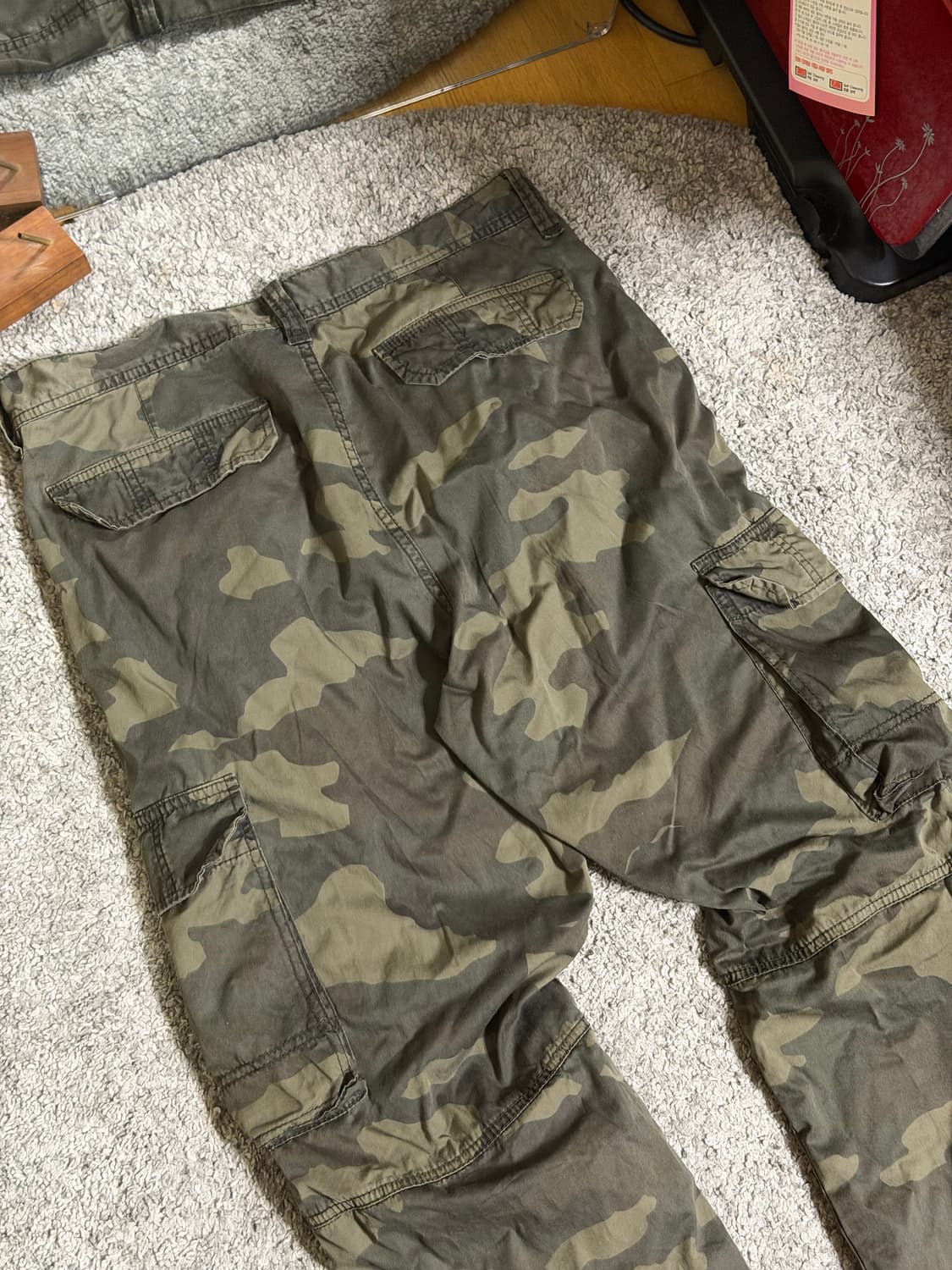 00s 유니클로 카모 카고팬츠 상품이미지4