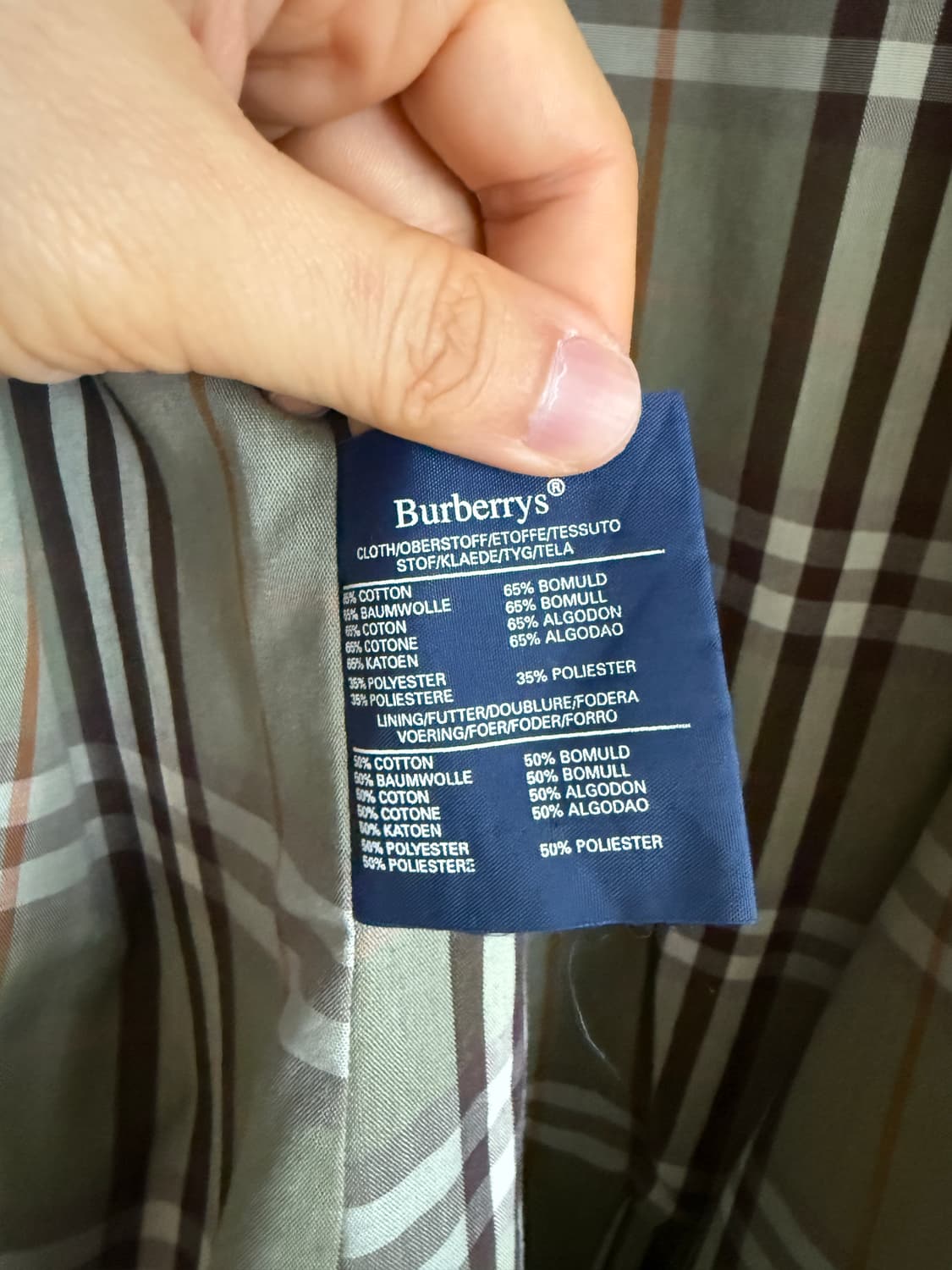 올드 버버리(Burberrys) 트렌치 코트 상품이미지10