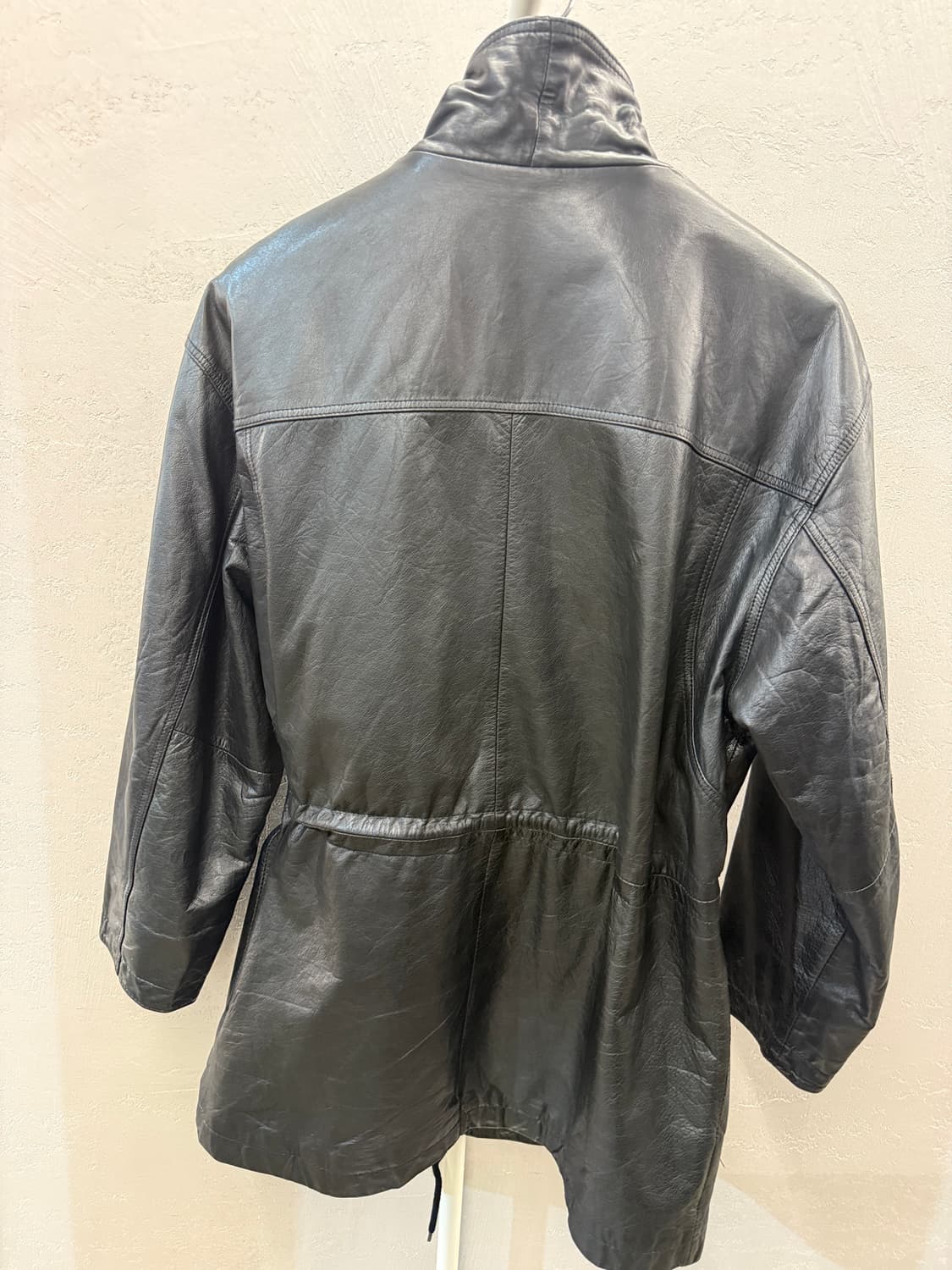 아뜰리에 제로 리얼레더 사파리 자켓 블랙 L 상품이미지4