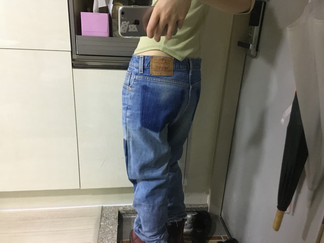 Vintage Levi’s patchwork jean 상품이미지6