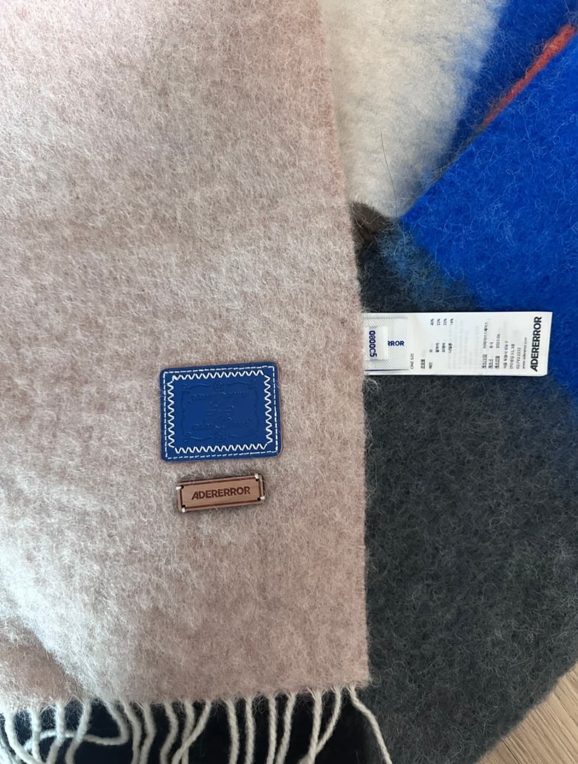 아더에러 프린트 니트 머플러 멀티컬러 상품이미지2