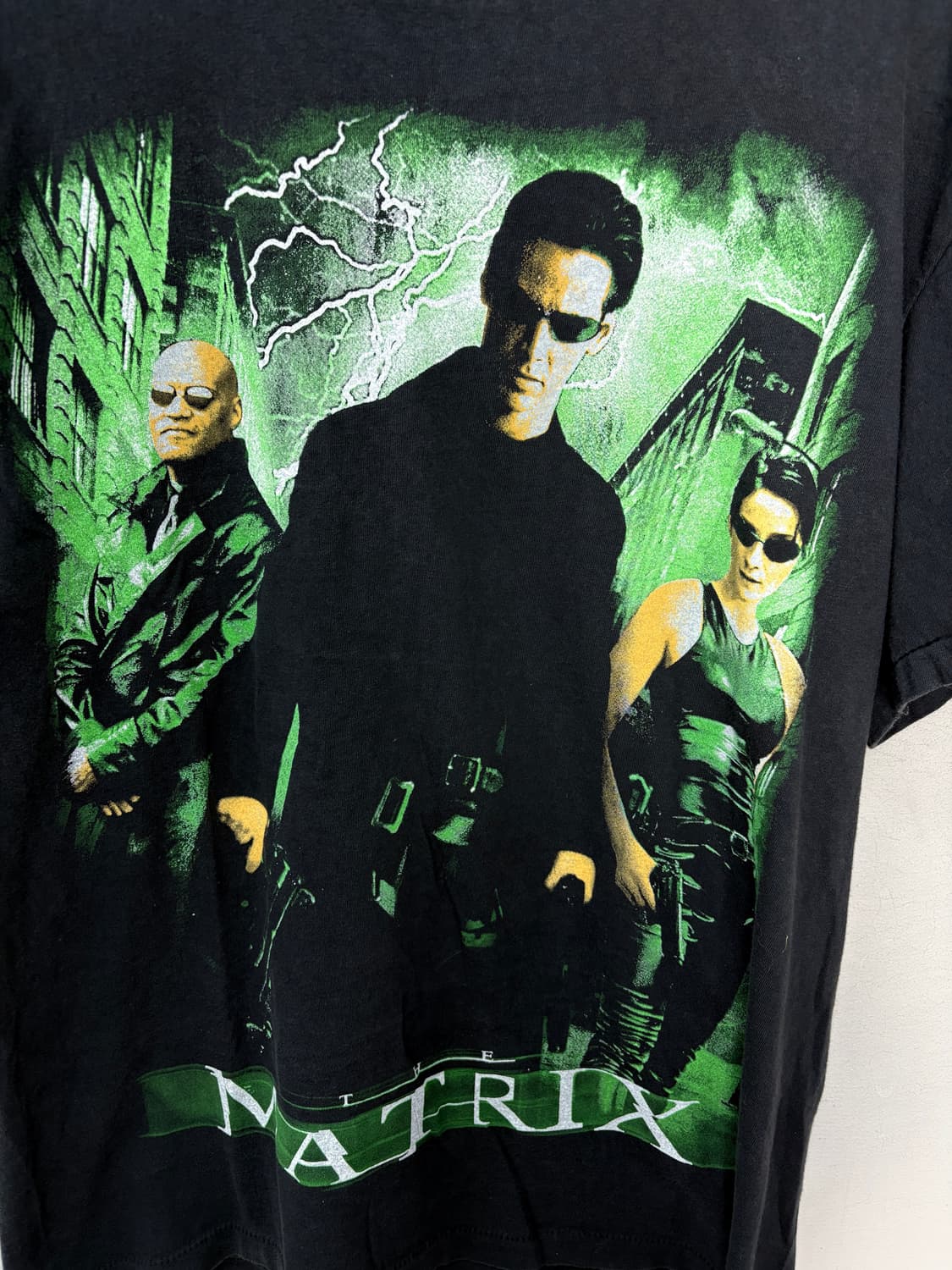 빈티지 매트릭스 블랙 반팔티 A3692 상품이미지3