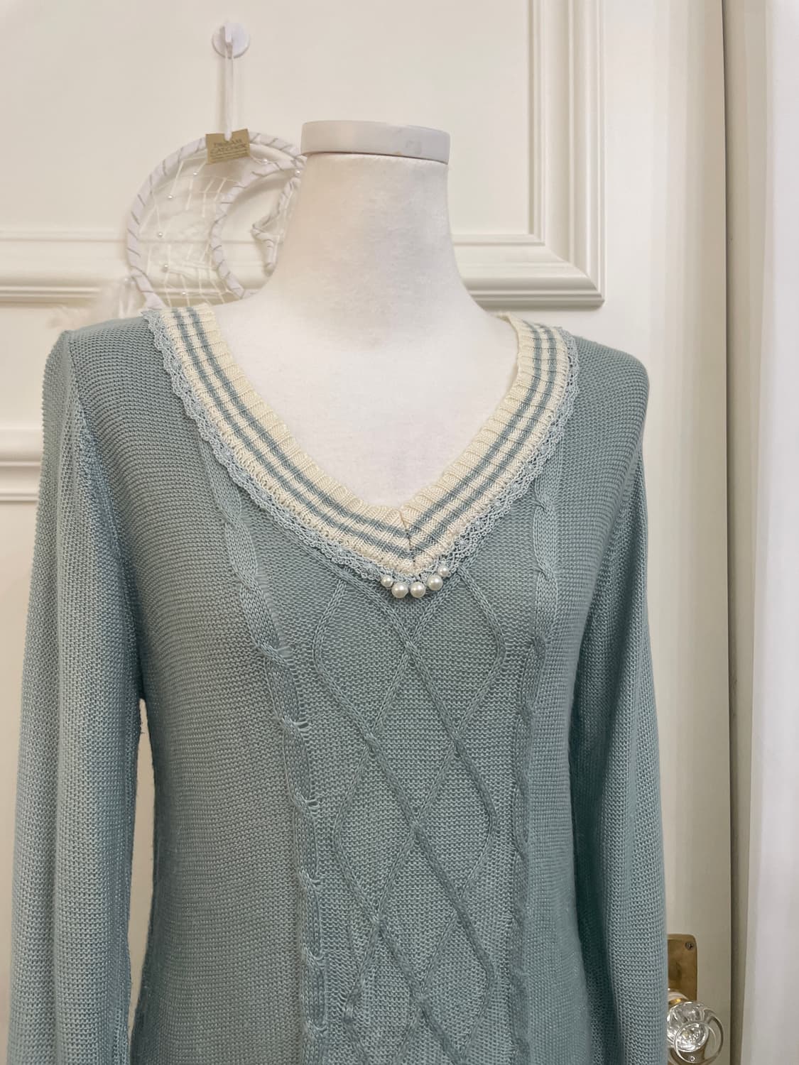 AXES FEMME indi mint lace point twist kn 상품이미지5