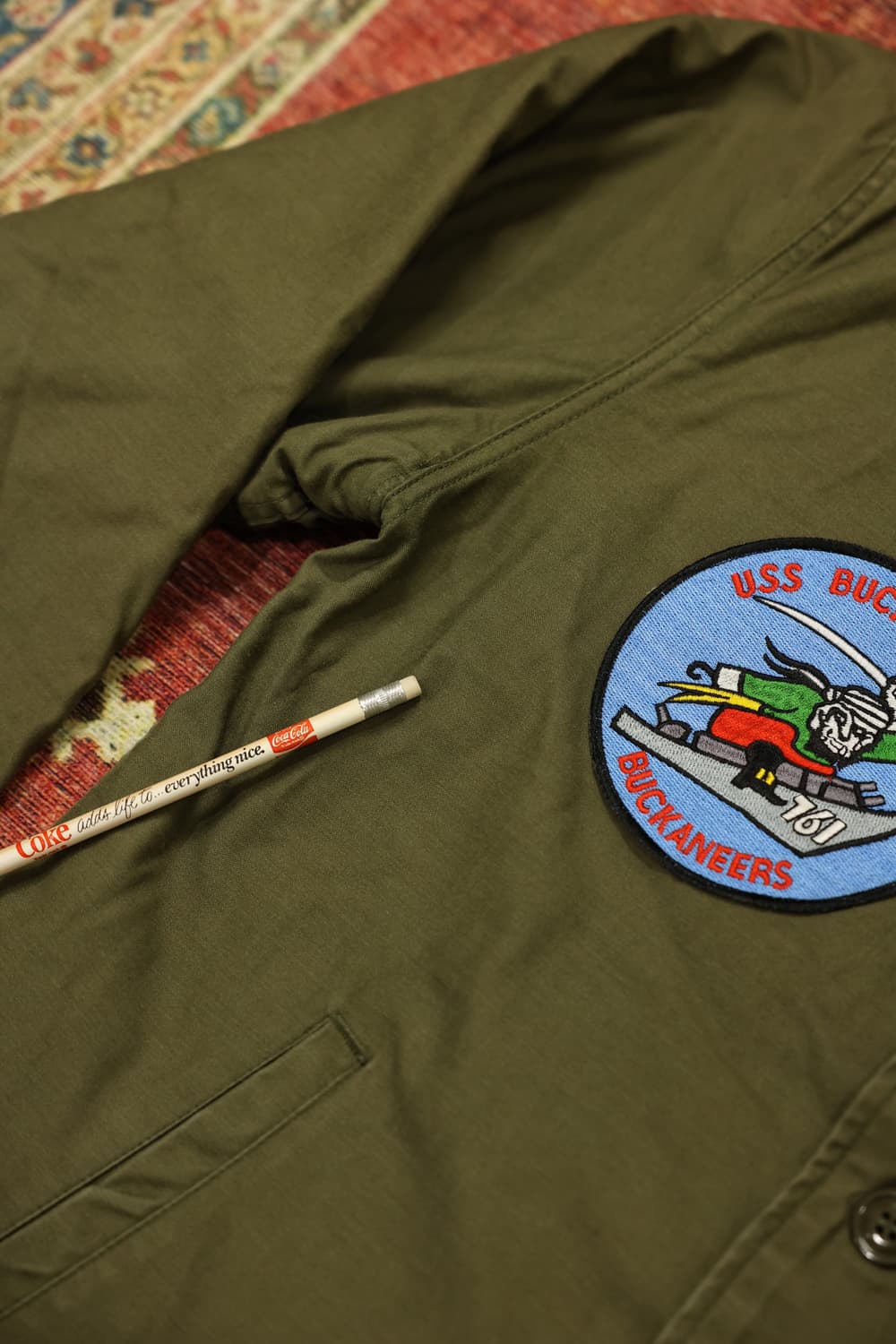 80s 빈티지 오리지널 밀리터리 a2 덱자켓 판매 상품이미지5