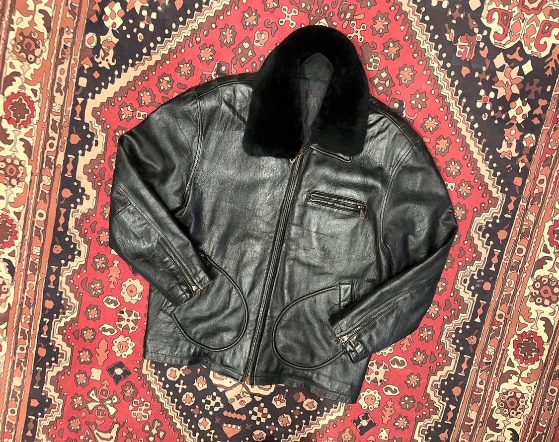 ( L-XL ) 워크웨어 아메카지 워크자켓 스포츠가죽 빈티지가죽 상품이미지7