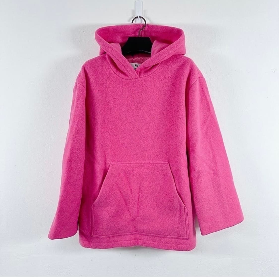 (정품/새상품) MSGM 여성 핑크 버진울 오버핏 니트 후드 상품이미지1